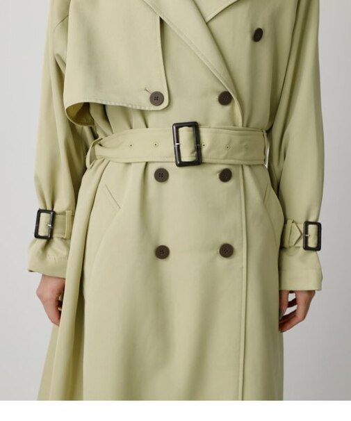 SINGLE FLAP TRENCH COAT