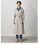 SINGLE FLAP TRENCH COAT