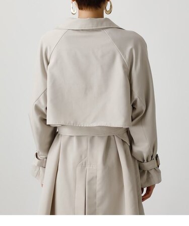 SINGLE FLAP TRENCH COAT