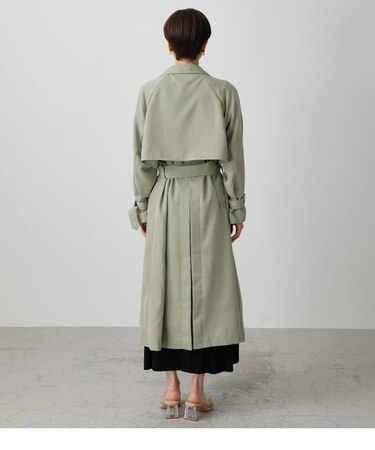 SINGLE FLAP TRENCH COAT