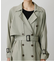 SINGLE FLAP TRENCH COAT