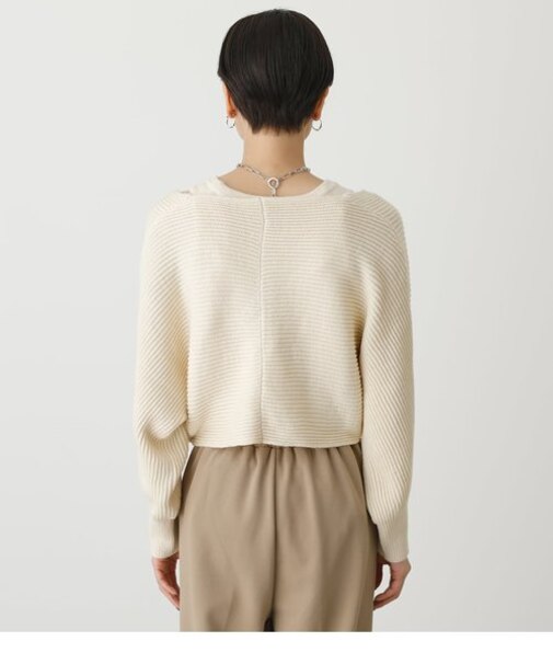 FRONT TWIST KNIT TOPS