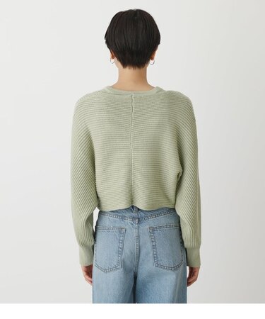 FRONT TWIST KNIT TOPS