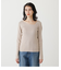 ASYMMETRY NECK L／S KNIT TOPS