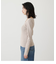 ASYMMETRY NECK L／S KNIT TOPS