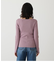 ASYMMETRY NECK L／S KNIT TOPS