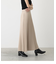 ECO LEATHER PLEATS SKIRT