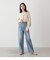 HIGH WAIST DENIM WIDE ３