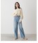 HIGH WAIST DENIM WIDE ３