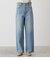 HIGH WAIST DENIM WIDE ３