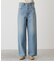 HIGH WAIST DENIM WIDE ３