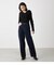 HIGH WAIST DENIM WIDE ３