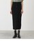 BUTTON RIB TIGHT KNIT SKIRT