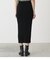 BUTTON RIB TIGHT KNIT SKIRT