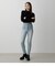 HI-WAIST BUTTON DENIM SKINNY２
