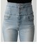 HI-WAIST BUTTON DENIM SKINNY２
