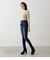 HI-WAIST BUTTON DENIM SKINNY２