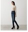 HI-WAIST BUTTON DENIM SKINNY２