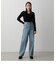 HIGH WAIST DENIM WIDE ３