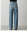 HIGH WAIST DENIM WIDE ３