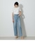 HIGH WAIST DENIM WIDE ３
