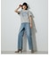 HIGH WAIST DENIM WIDE ３