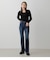 HIGH WAIST DENIM FLARE ２