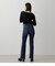 HIGH WAIST DENIM FLARE ２