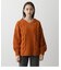 CHENILLE CABLE V／N KNIT TOPS
