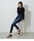 HI-WAIST BUTTON DENIM SKINNY２