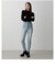 HI-WAIST BUTTON DENIM SKINNY２