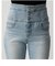 HI-WAIST BUTTON DENIM SKINNY２
