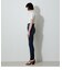 HI-WAIST BUTTON DENIM SKINNY２