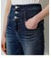 HI-WAIST BUTTON DENIM SKINNY２