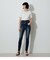 HI-WAIST BUTTON DENIM SKINNY２