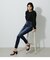 HI-WAIST BUTTON DENIM SKINNY２