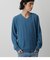 NUDIE CABLE V／N KNIT PULLOVER