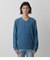 NUDIE CABLE V／N KNIT PULLOVER