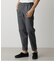 FAUX MELTON RELAX PANTS