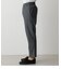 FAUX MELTON RELAX PANTS