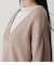 DEEP V／N KNIT TOPS