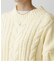CHENILLE SHAGGY H／N KNIT