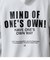 MIND OF ONES OWN HOODIE