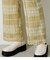 SHEER CHECK PANTS