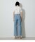 FRINGE DENIM WIDE２