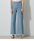 FRINGE DENIM WIDE２