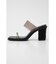 JUTE HEEL CLEAR SANDALS