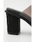 JUTE HEEL CLEAR SANDALS