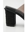 JUTE HEEL CLEAR SANDALS
