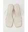 JUTE HEEL CLEAR SANDALS
